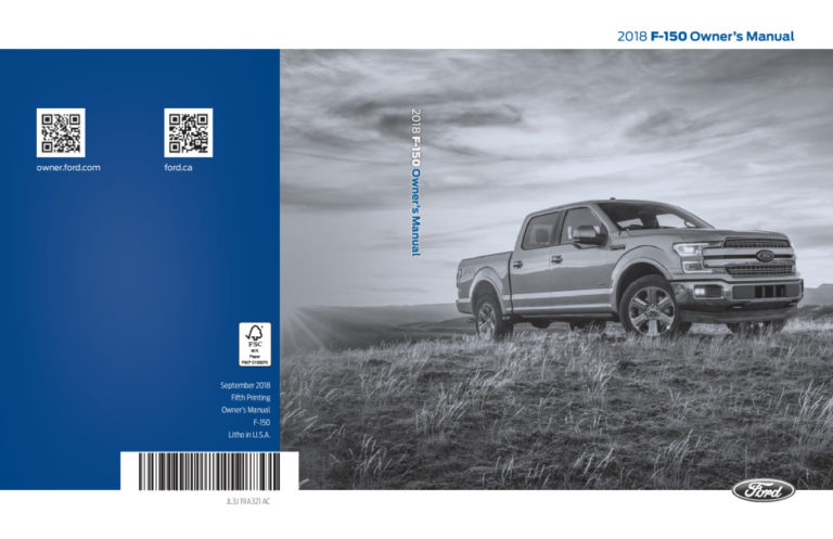 2018 FORD F-150 OWNER MANUAL - Car Owner's Manuals Online View